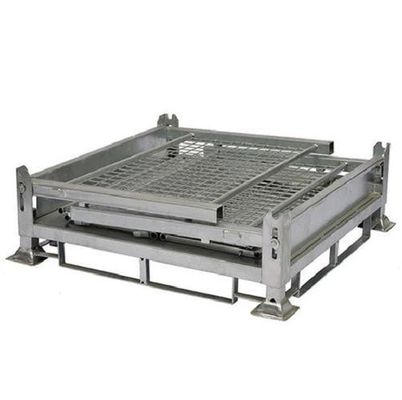 Foldable QF-Turnover Box Mesh Side Panel Storage Unit For Industrial And Warehousing