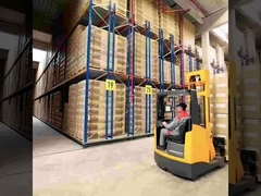 Q235B نظام رف متحرك من الفولاذ رف مكتبة متحرك تحسين المساحة